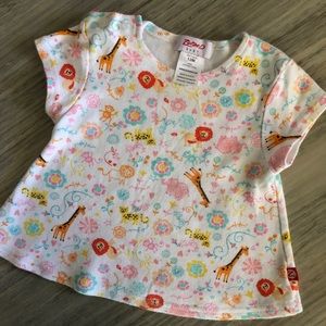 Zutano Girls Animal Shirt